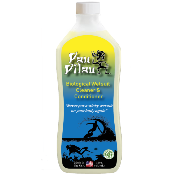 An Image of Pau Pilau's 16oz natural wetsuit cleaner