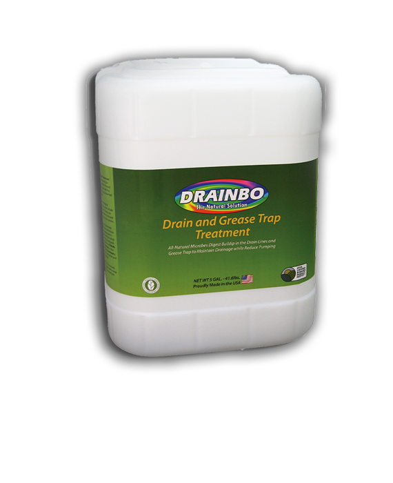 An image of Drainbo's 5 gallon drain and grease trap cleaner